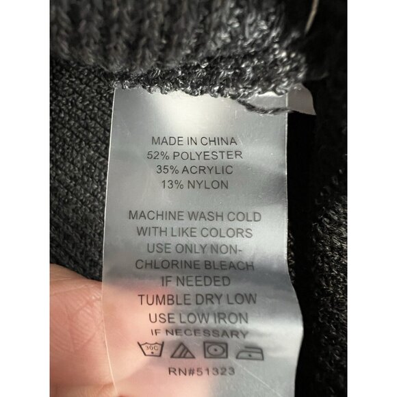 Vince Camuto Women Waffle Stitch Tunic Sweater~Size XXL~Black Stripe~ L1 05 - Picture 10 of 10